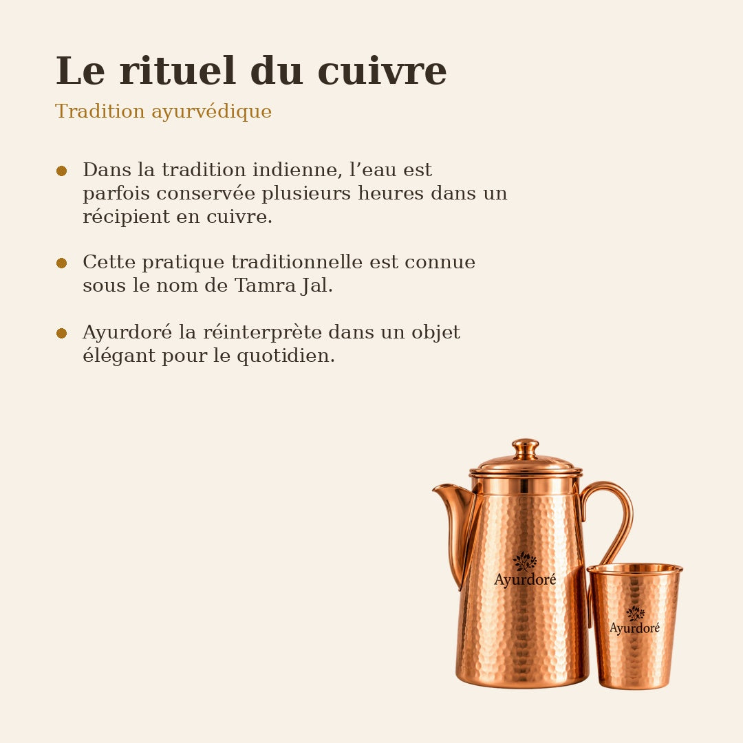 Tradition ayurvédique du cuivre