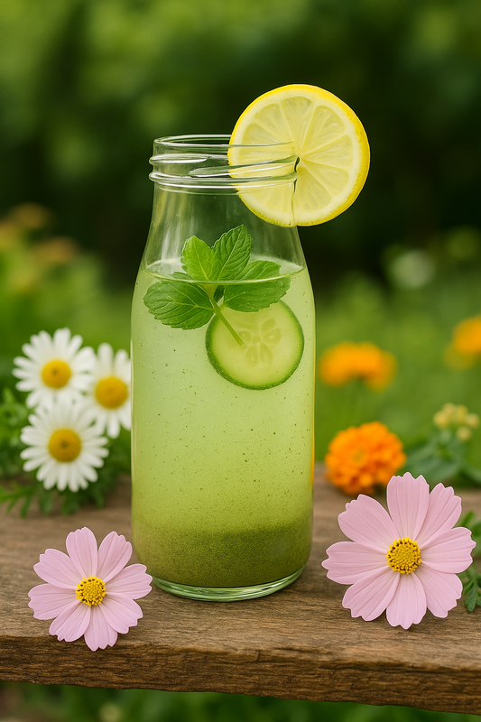 Infusion d'eau détox et antistress